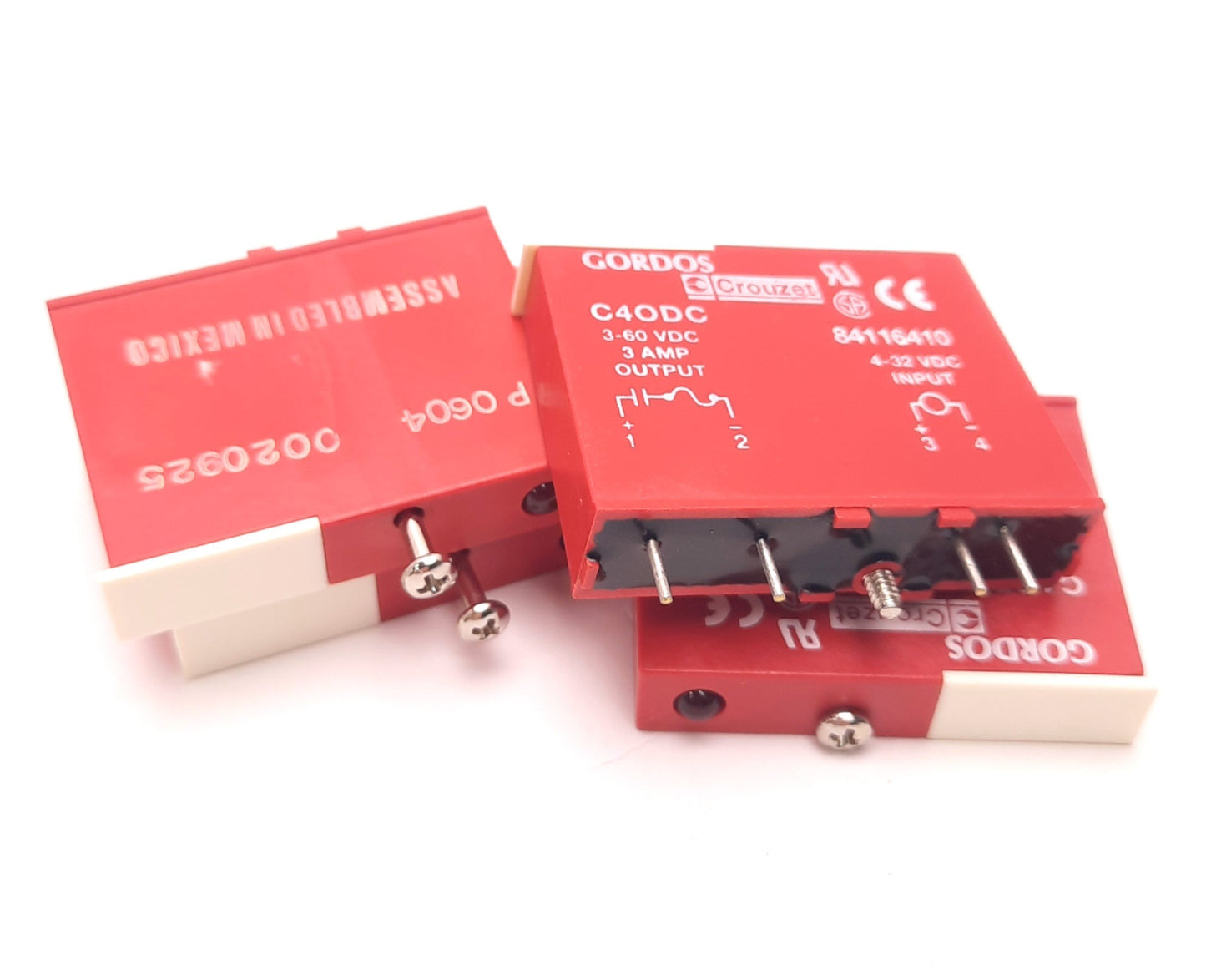 Used Lot of 4 Gordos C4ODC Input/Output Module, In: 3 - 60 VDC 3A, Output: 4 - 32 VDC