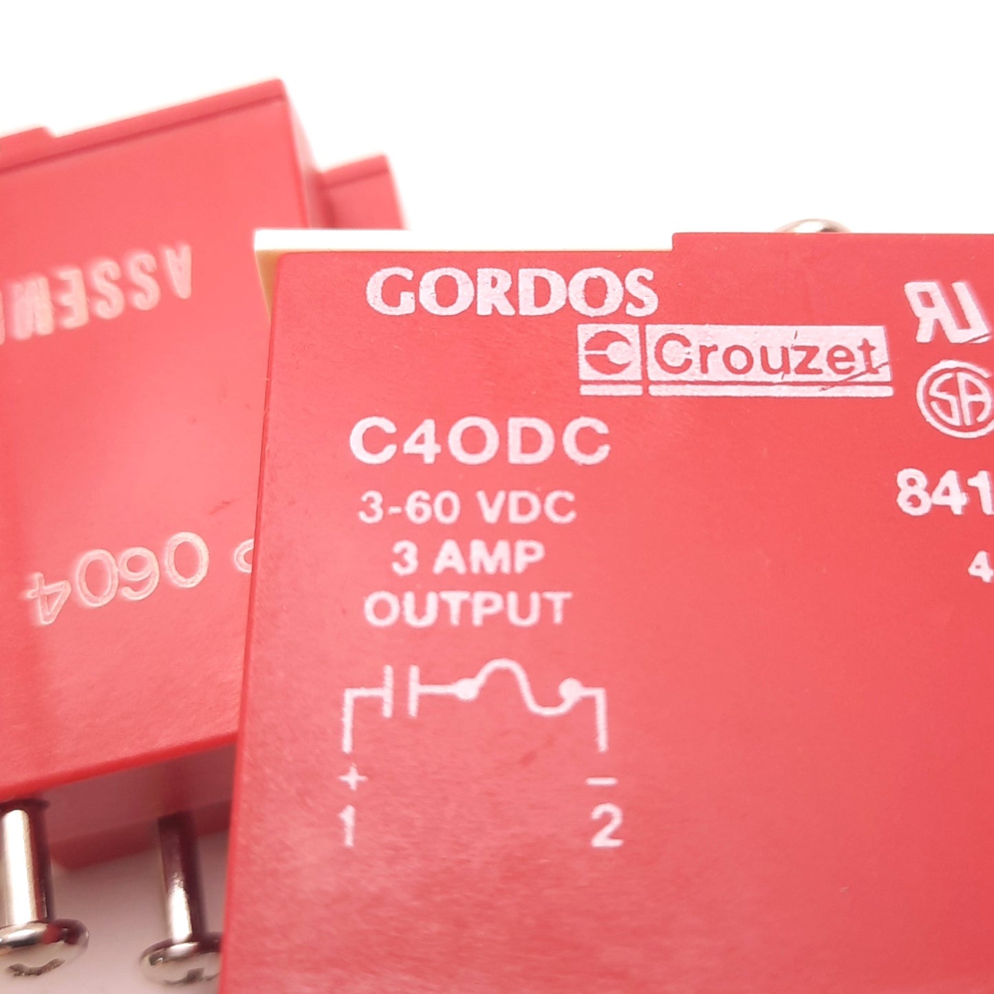 Used Lot of 4 Gordos C4ODC Input/Output Module, In: 3 - 60 VDC 3A, Output: 4 - 32 VDC