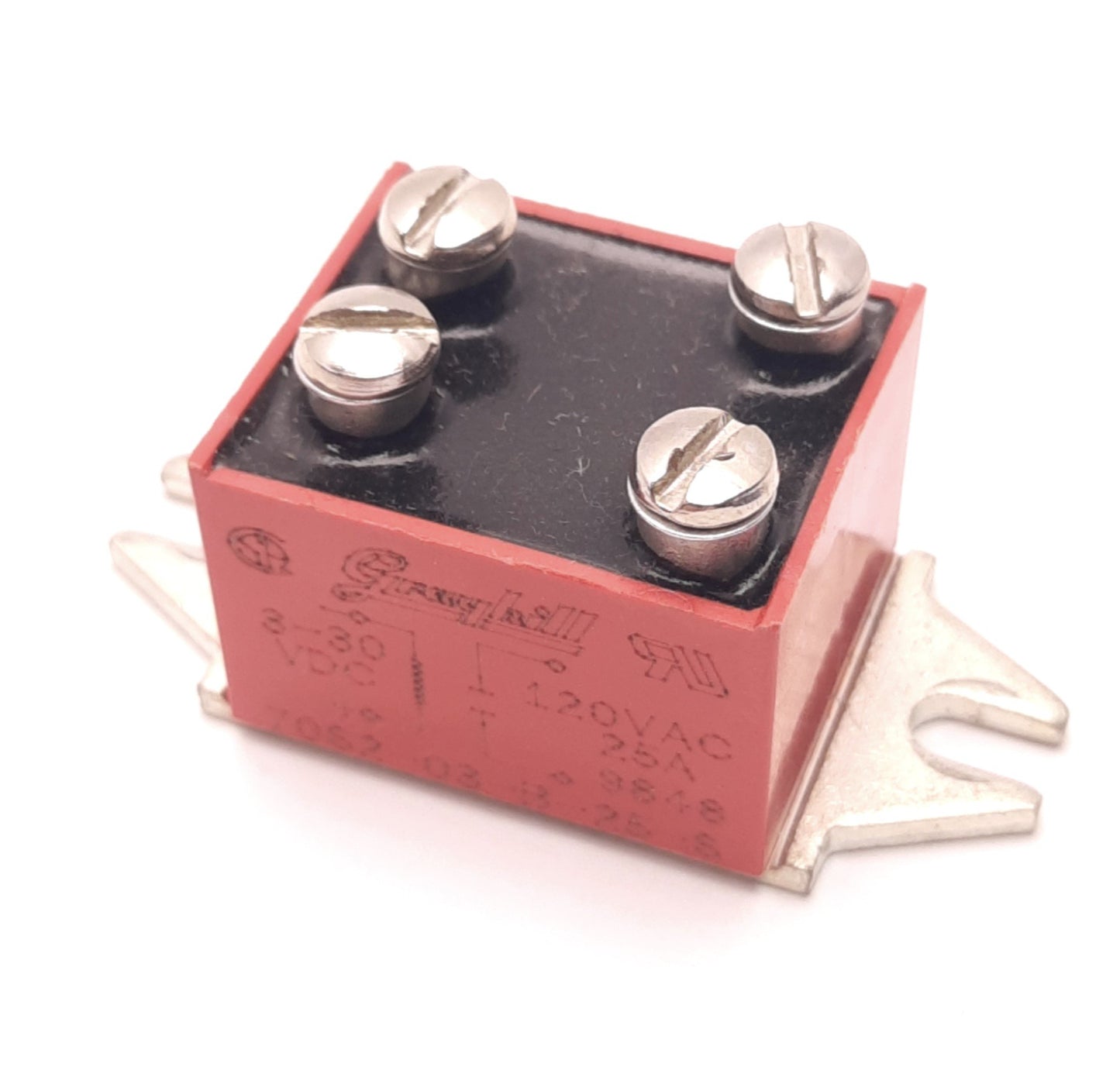 Used Schneider 70S2-03-B-25-S Solid State Relay, SPST-NO, 24-140v AC, 25 A, 3-30v DC