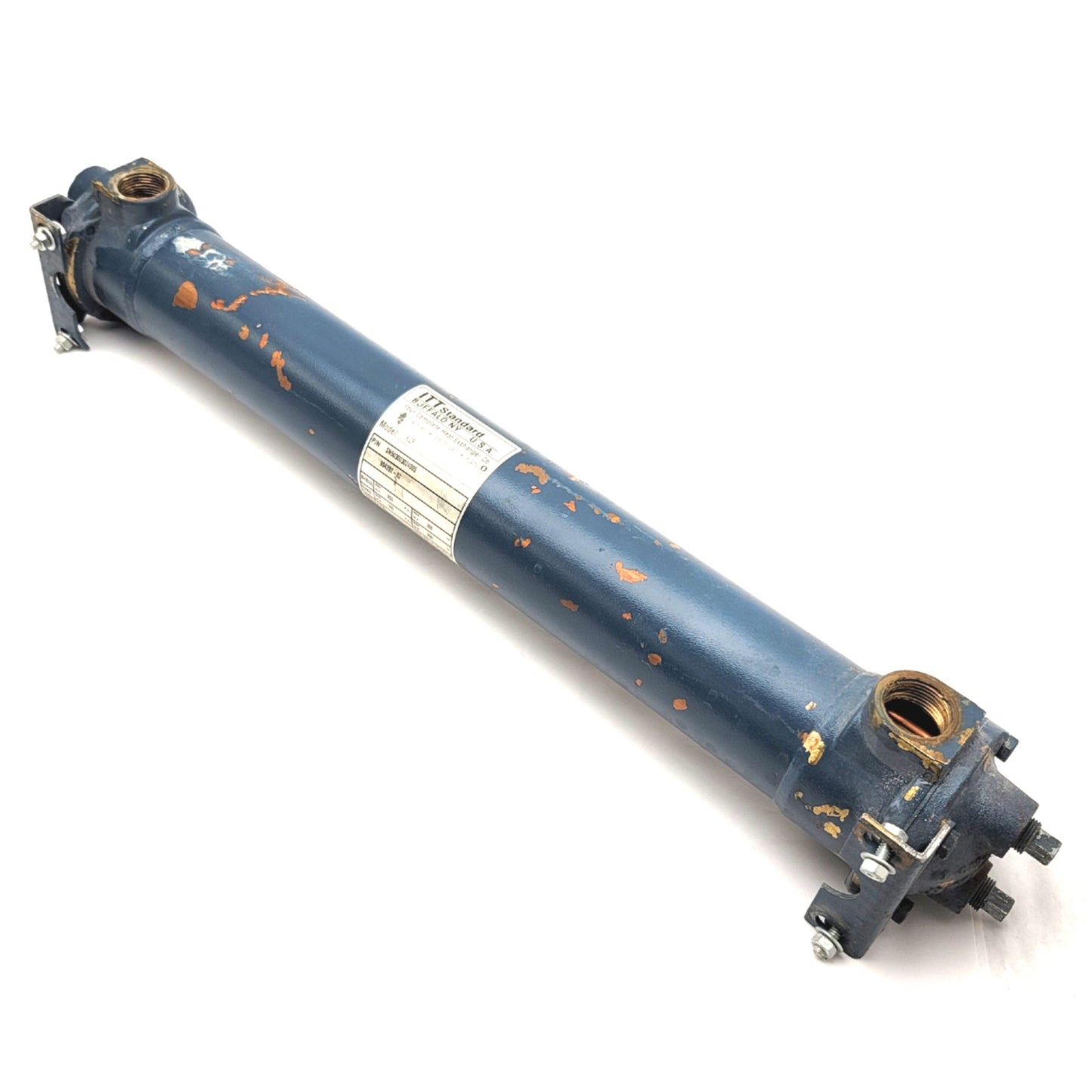 Used ITT Standard BCF 3-342-9-00-901-01 Shell And Tube Heat Exchanger, 4-Pass, 300°F