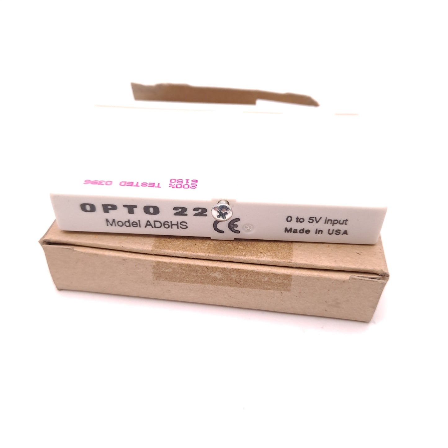 New Opto 22 AD6HS Input Solid State Relay Module Input: 0-5VDC Current: 11 or 16mA