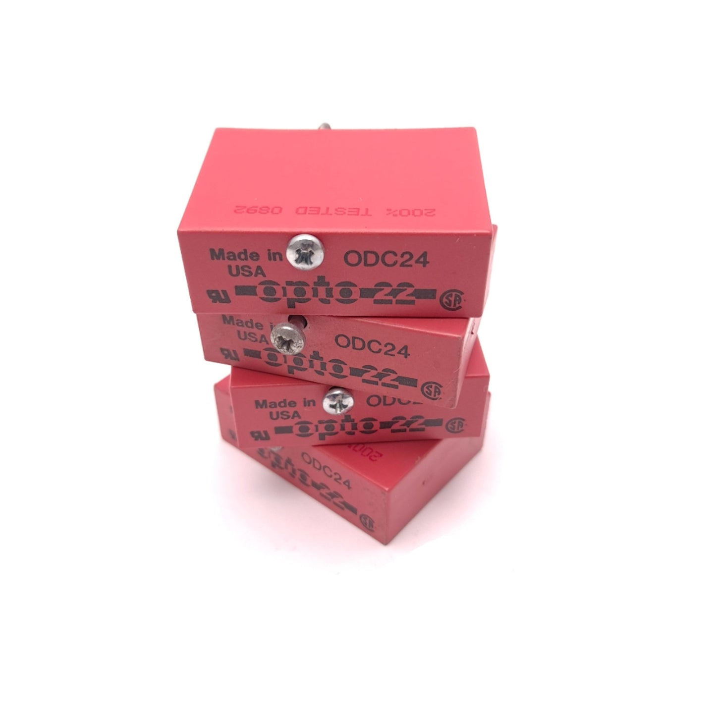 Used Lot of 4 Opto 22 ODC24 DC Solid State Relay 4000V, 3A, 5 to 60VDC