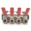 Used Plastic Process VF4B-40SMN-3G Outlet Manifold With Meters, Thermometers, Valves