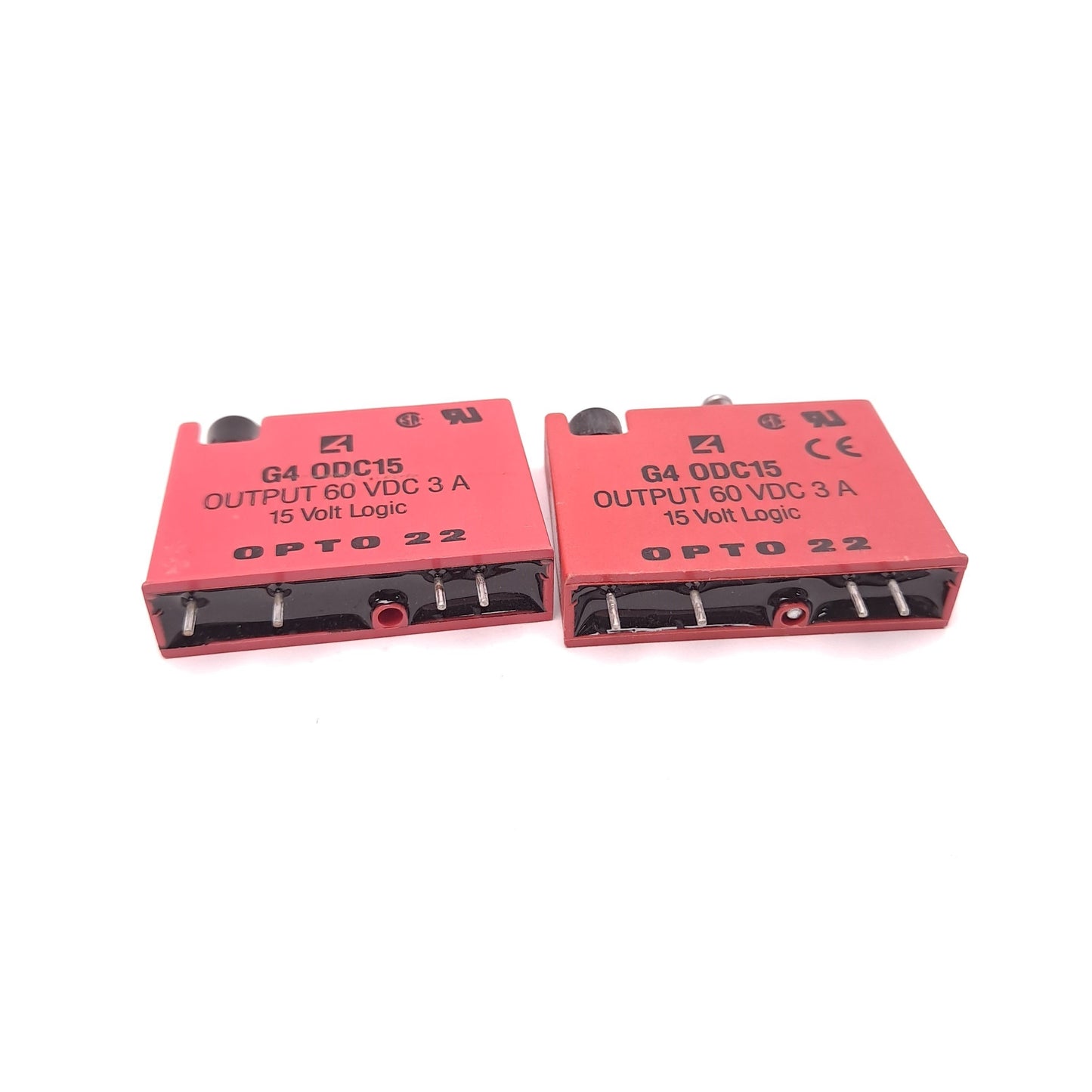 Used Lot of 2 Opto 22 G4 ODC15 Digital DC Output Module Output: 60VDC 3A 15VDC Logic