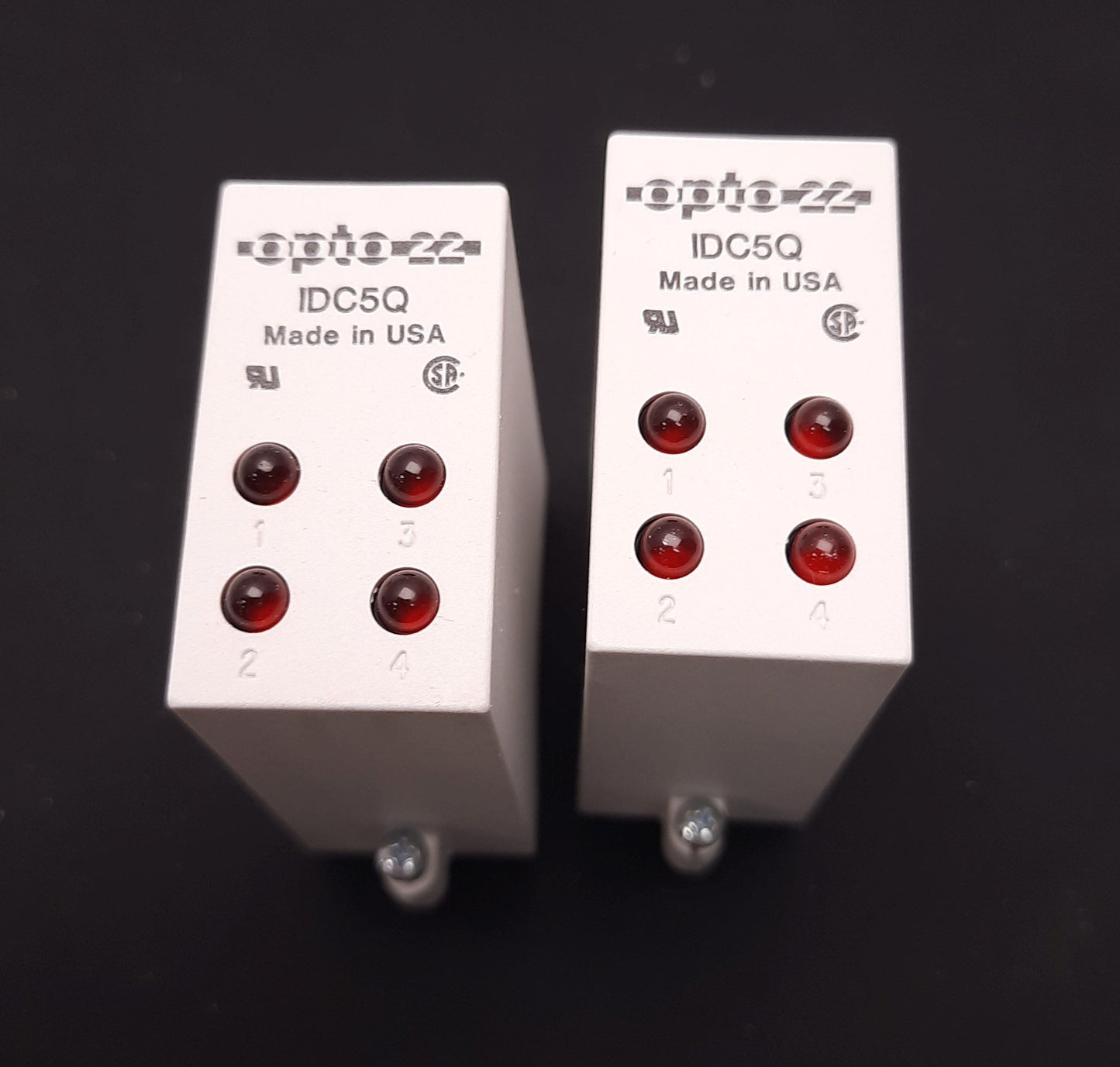 New – Open box Lot of 2 Opto-22 IDC5Q I/O Relay Module, 10-32v DC, 50mA 30v DC, 14 Pin