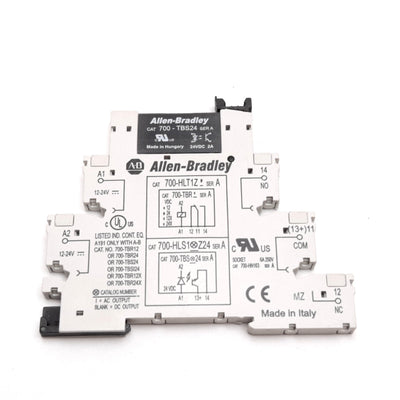 Used Allen Bradley 700-TBS24 Solid State Relay, Coil: 24VDC, With 700-HLT1Z Socket