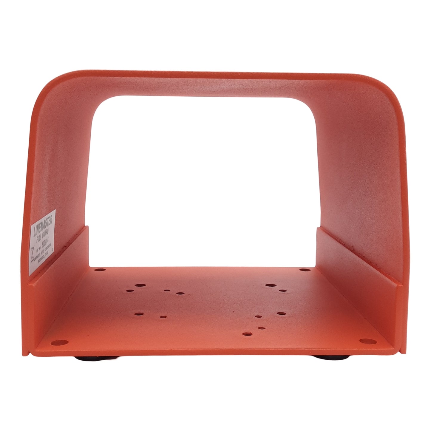 New Linemaster 522-B14 Full Guard Foot Switch Cover, Alert Orange, 5" High, Non-Skid