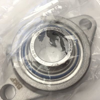 New SKF F2BSS 100-YTPSS Flanged Stainless Steel Ball Bearing Bore 1" Rating 2675 lbf