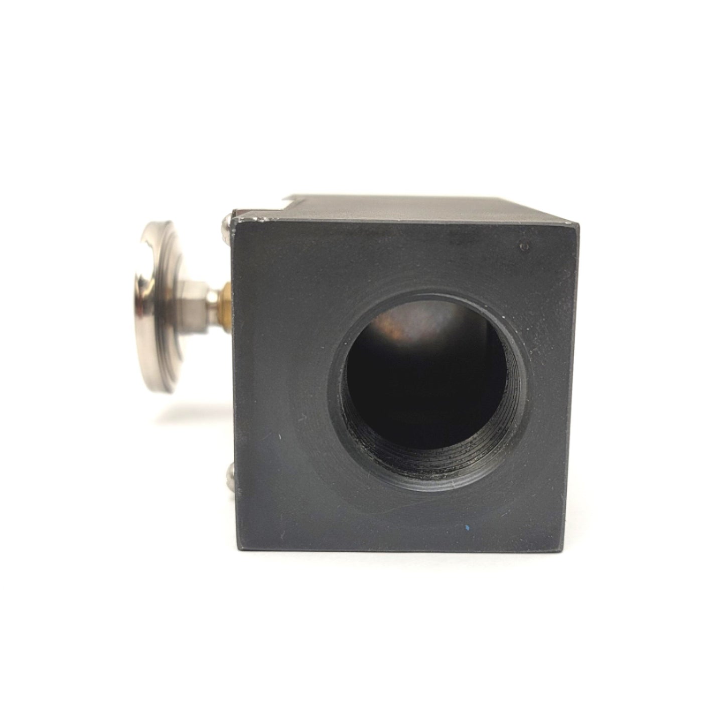 Used Smartflow HF8-B-40 Hot Oil Flowmeter With Temperature Gauge, 5-40GPM, 1"NPT
