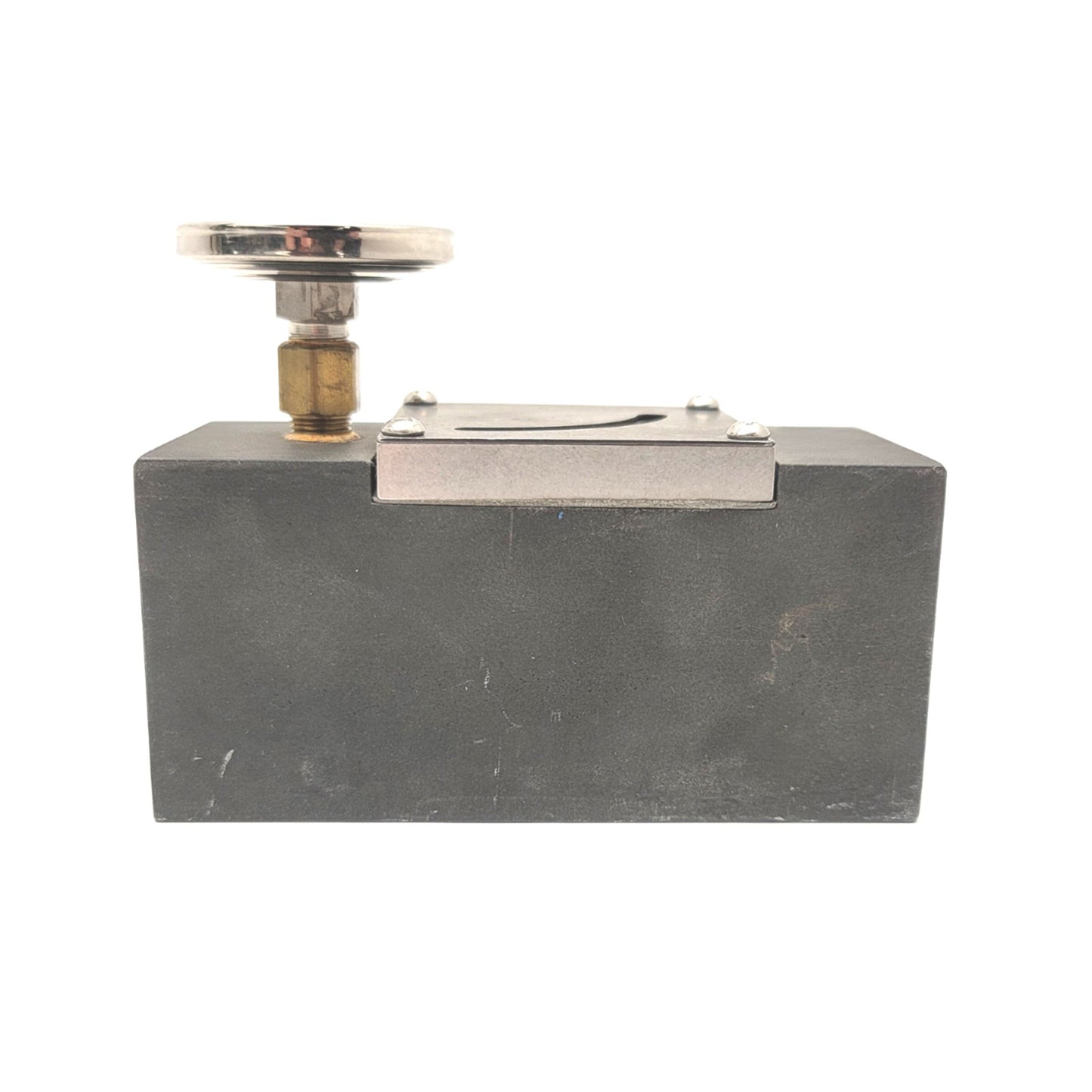 Used Smartflow HF8-B-40 Hot Oil Flowmeter With Temperature Gauge, 5-40GPM, 1"NPT