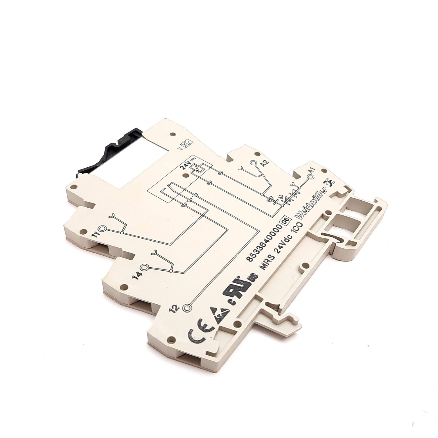 Used Weidmuller RSS113024 Relay, Coil: 24VDC, Contact: 6A 250VAC, 8533640000 Socket