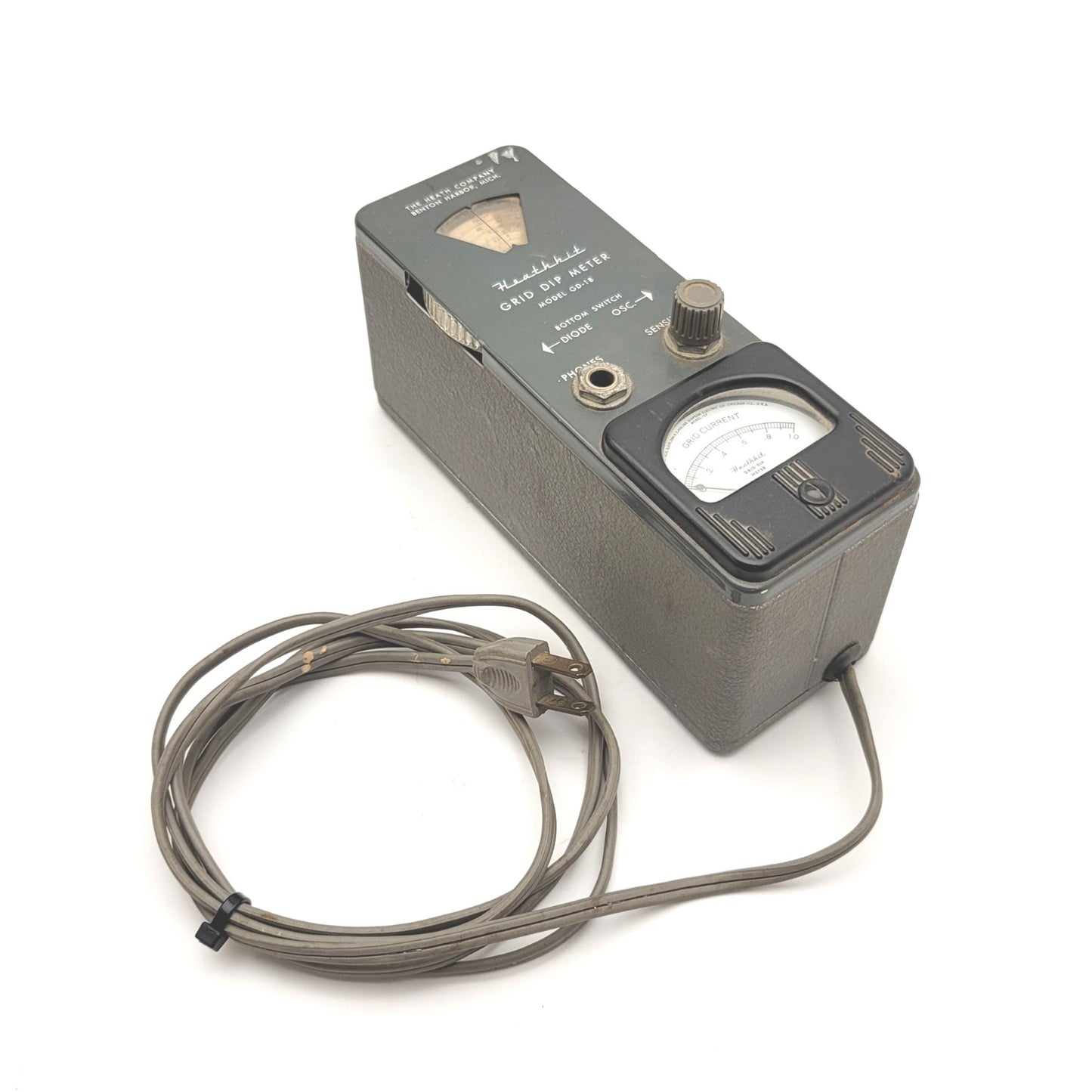 Used Heathkit Model GD-1B Grid Dip Meter 2-250MHz, 120VAC 50/60Hz *No Coils*