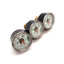 Used Lot of 3 Numatics Pressure Gauge, Range: 0-160psi, 1/8" NPT Male, 10-32 Female