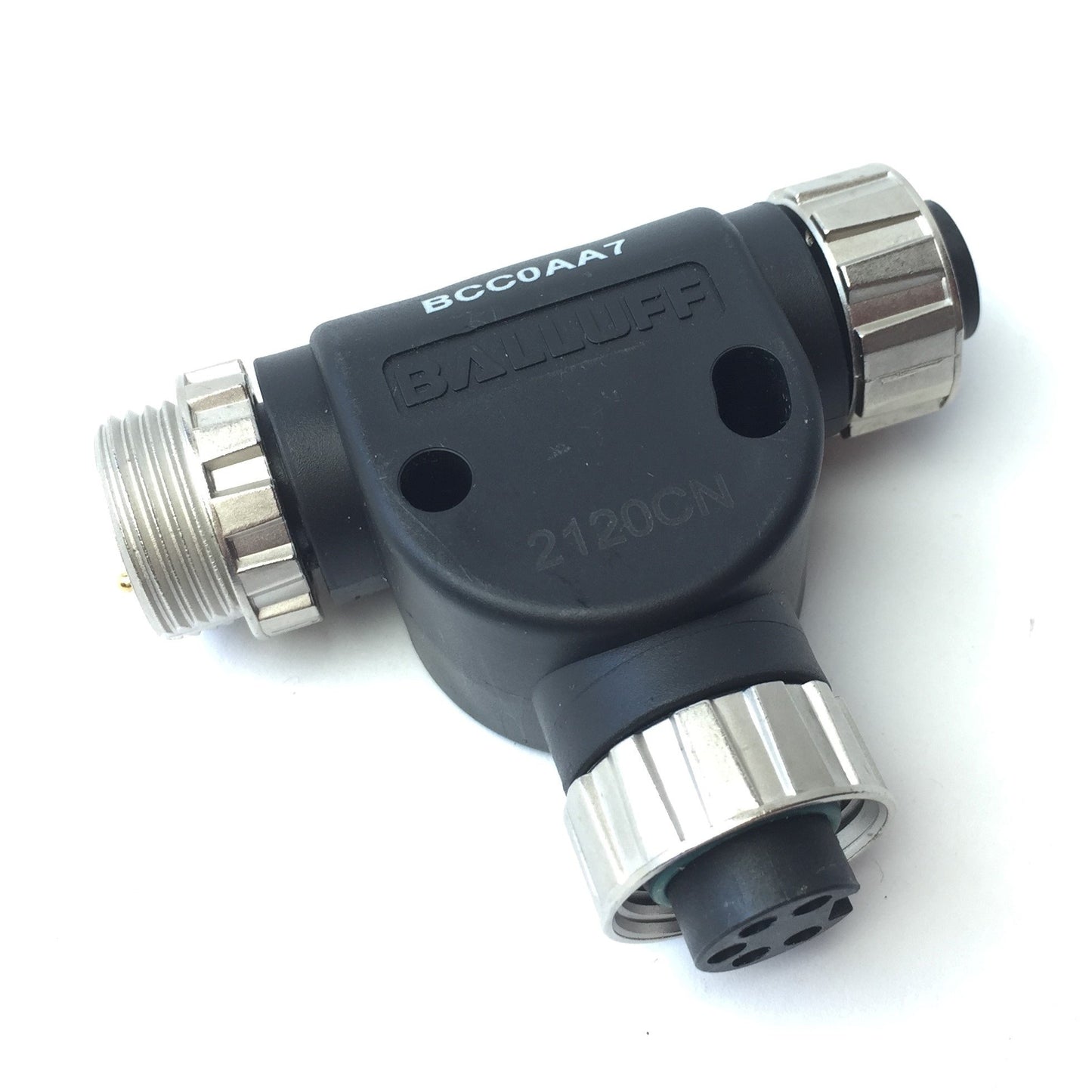 New – Open box Balluff BCC0AA7 BCC A315-A315-A315-T0023-000 Tee T-Splitter 7/8"-16 Female, Male