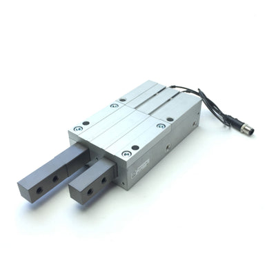 Used SMC MIW32-32D Double Finger Pneumatic Escapement, Bore: 32mm, Stroke: 32mm