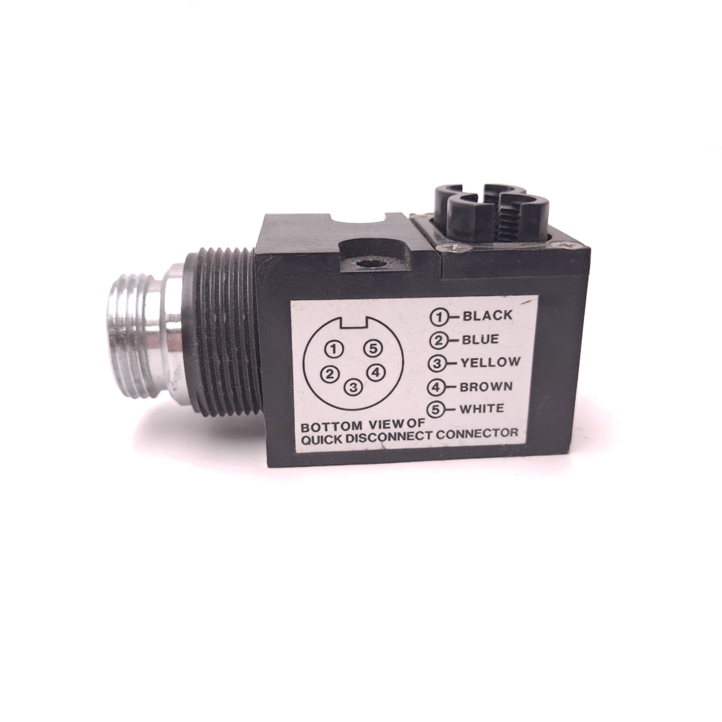 Used Banner SMA915FQD Photoelectric Sensor Valu-Beam 90-130VAC, SPDT, 5 Pin Mini QD