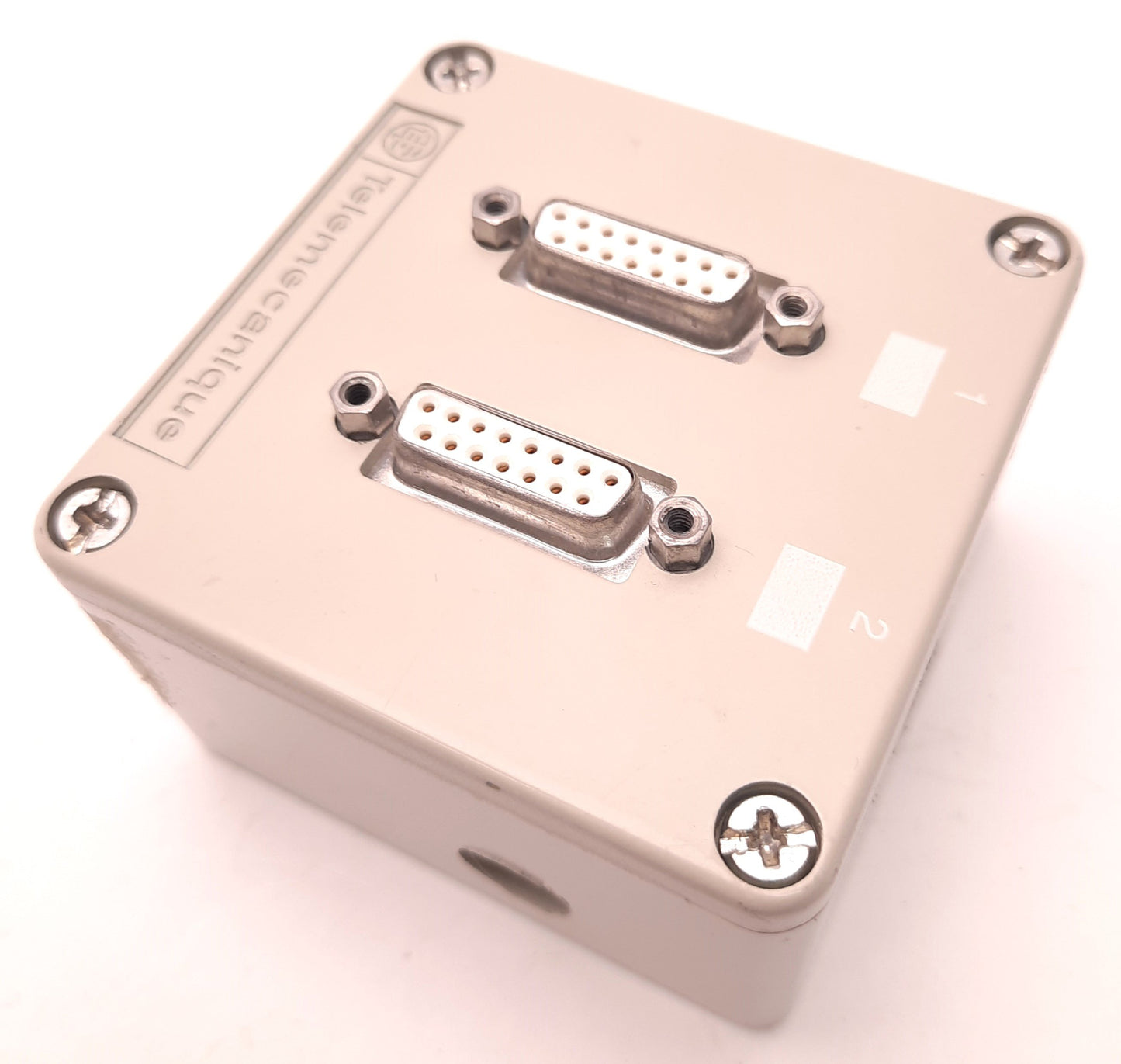 Used Schneider Electric TSXSCA62 Uni-Telway Subscriber Socket, Two D-Sub 15 Female