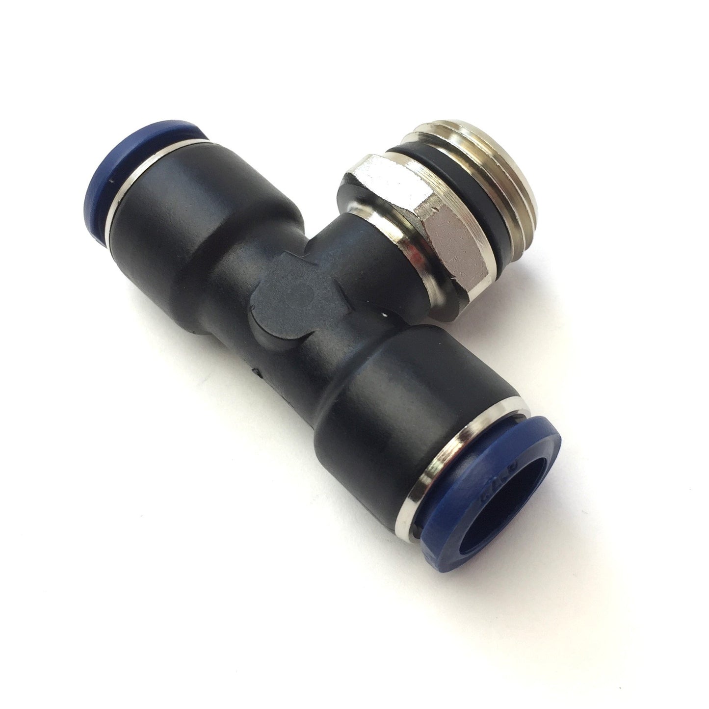 New – Open box Lot of 5 Aignep 85210-08-08 Air Swivel Branch Tee, 1/2" Tube, 250 PSI, 1/2" NPT