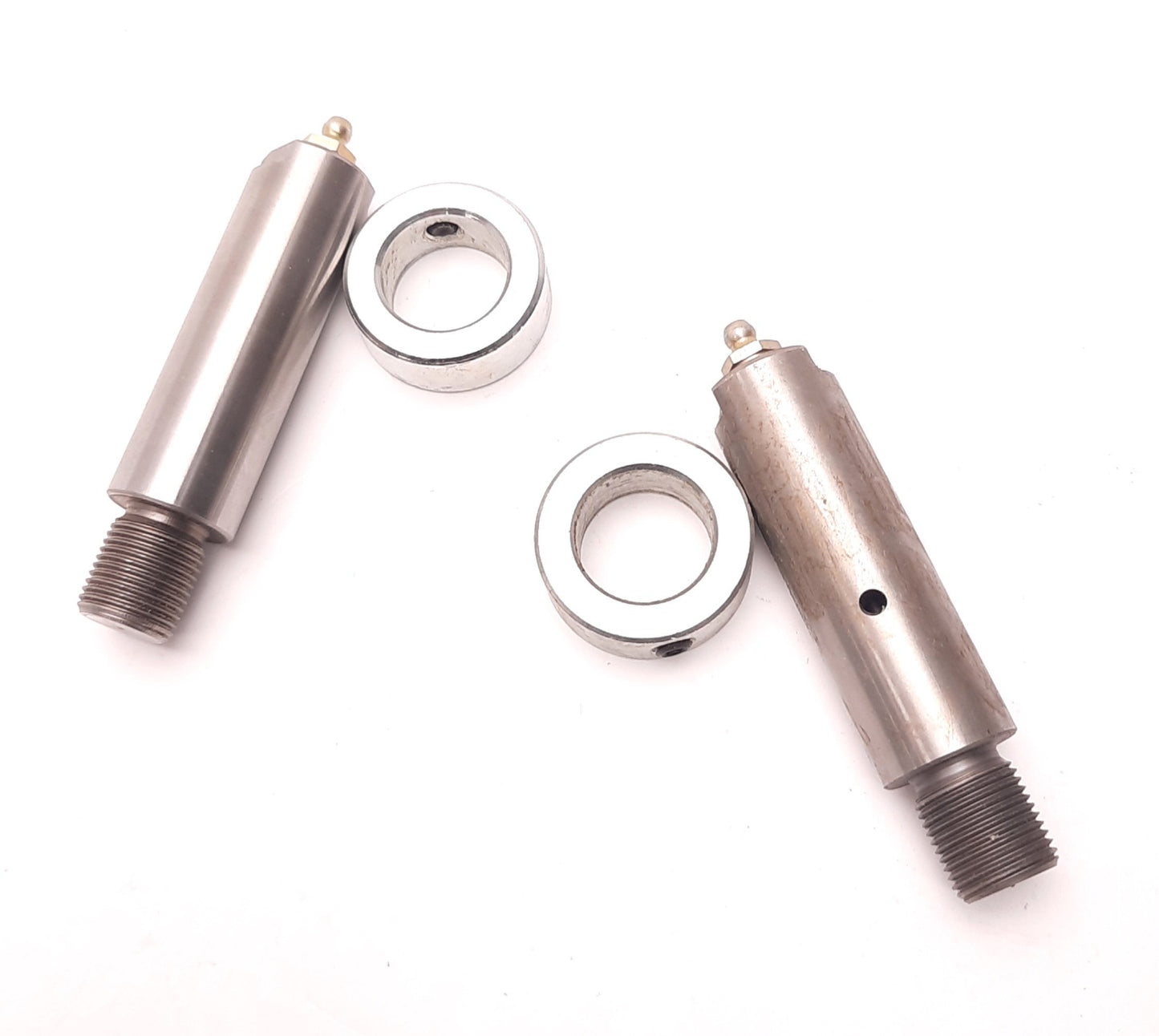 Used Lot of 2 Brewer Machine S03 Idler Shaft w/Set Collar, 1" Size, 3.125" Length