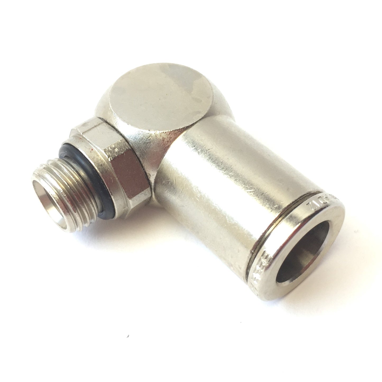 New – Open box Lot of 6 Eisele 886-0409 Angled Screw-In Connectors, For Tube 12mm OD, G1/4"