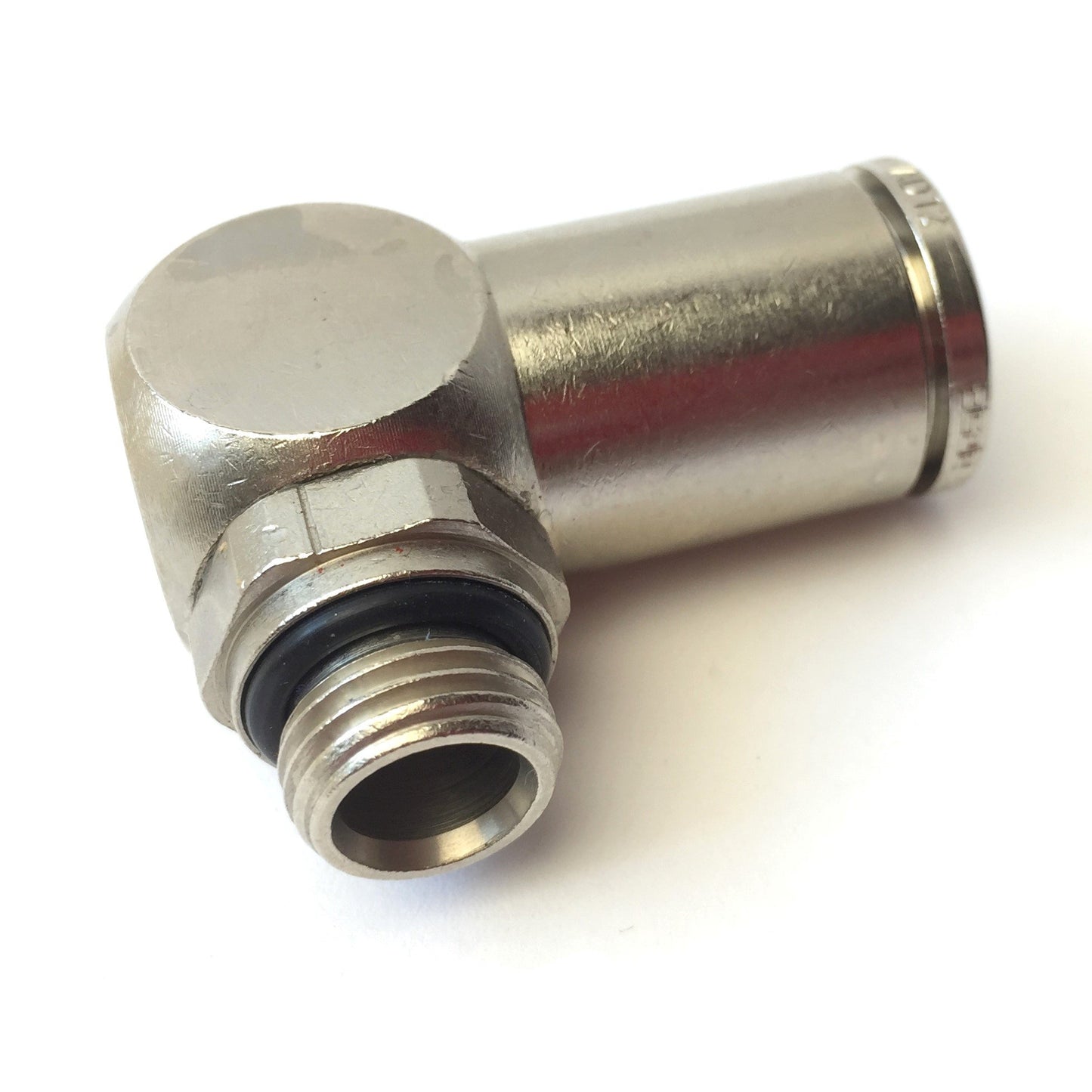 New – Open box Lot of 6 Eisele 886-0409 Angled Screw-In Connectors, For Tube 12mm OD, G1/4"