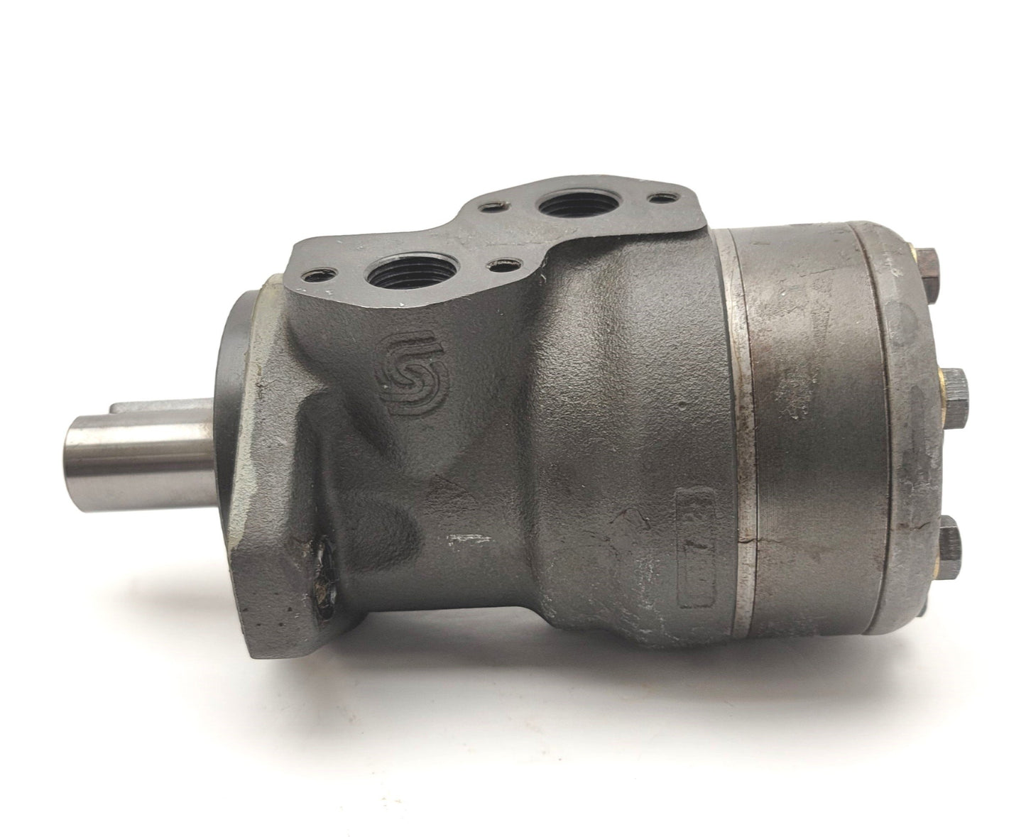 Used Sauer Danfoss OMR-160 Orbital Hydraulic Motor 375RPM 300Nm 10kW 1" Shaft 1/2"G