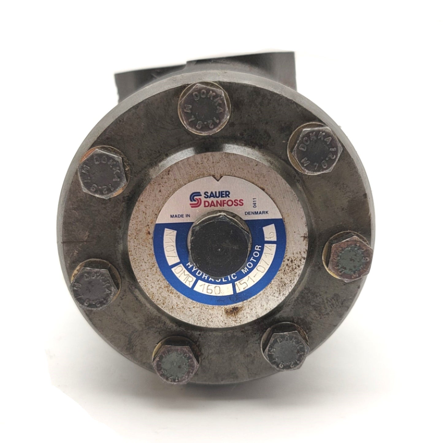 Used Sauer Danfoss OMR-160 Orbital Hydraulic Motor 375RPM 300Nm 10kW 1" Shaft 1/2"G