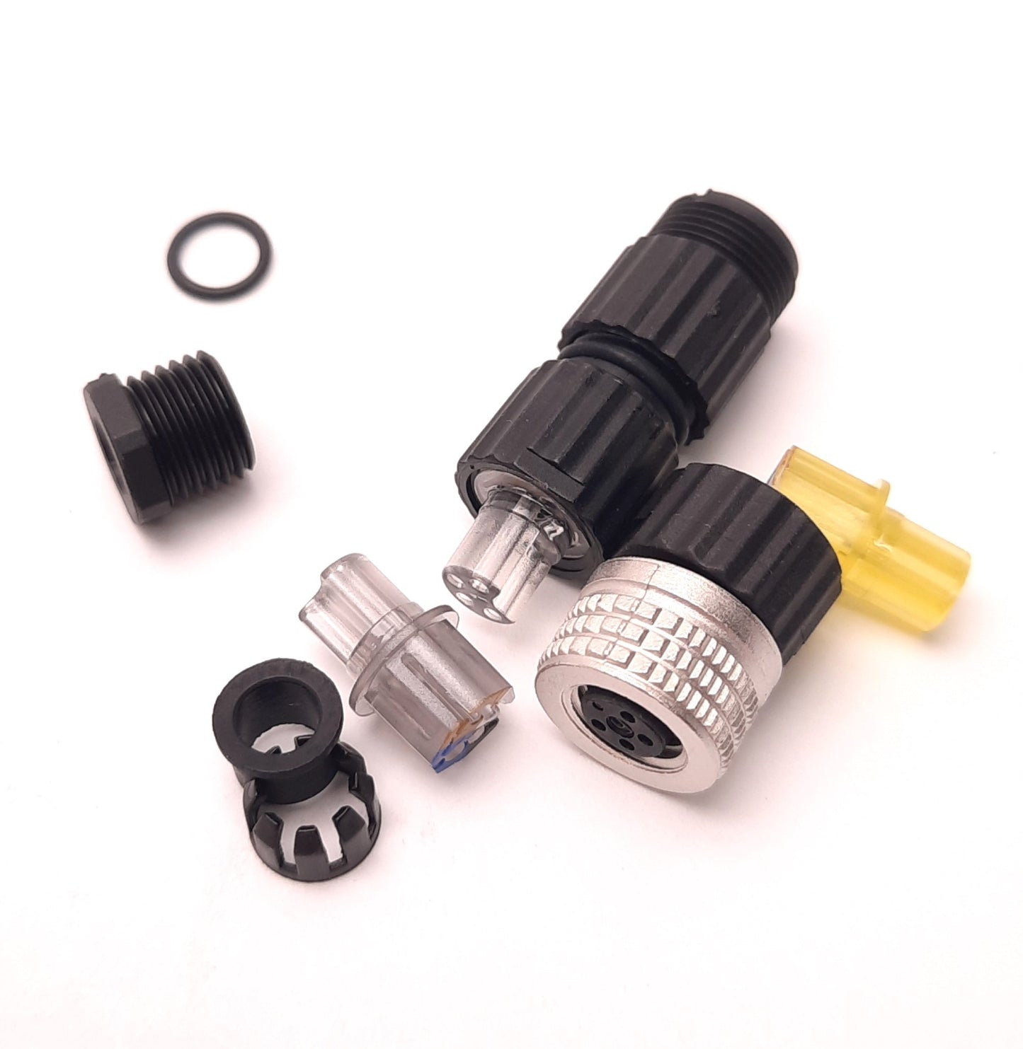 New – Open box Lot of 2 Lumberg ELKA 4008 V Circular Metric Connector,Female, M12, 3A, 30v