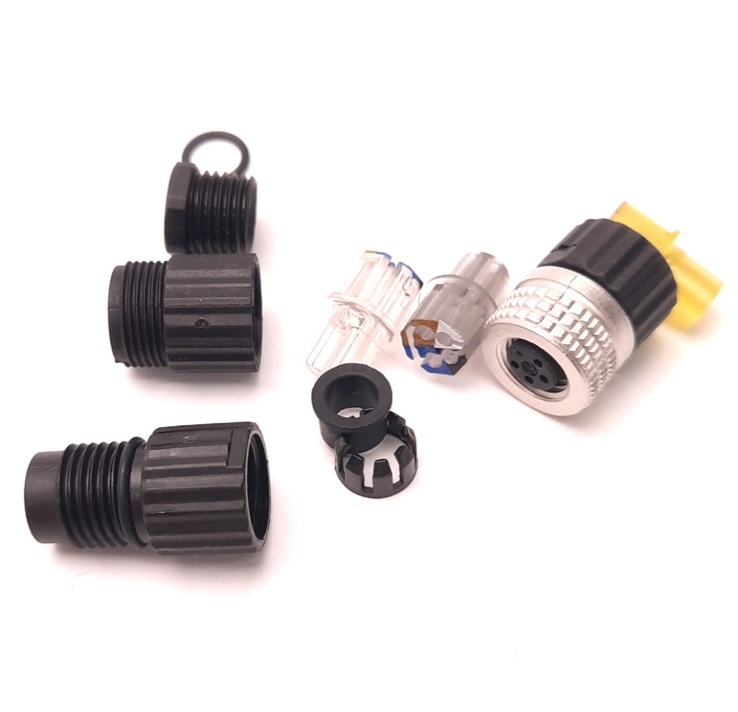 New – Open box Lot of 2 Lumberg ELKA 4008 V Circular Metric Connector,Female, M12, 3A, 30v