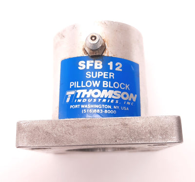 Used Thomson SFB-12 Ball Bushing Linear Pillow Block, 0.75" Diameter, 2" Length