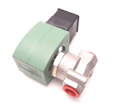 Used ASCO SC8262H038VH Red Hat Solenoid Valve, 240v 60Hz, 1/4" NPT, 2-Way, NC