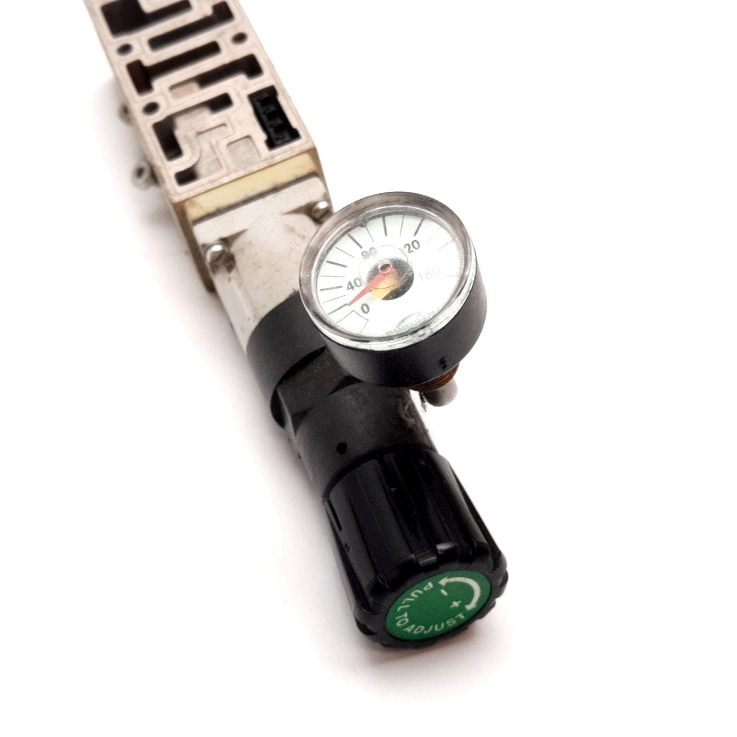 Used Numatics 061RS700J000000 Solenoid Valve Regulator, With 0-160psi Gauge