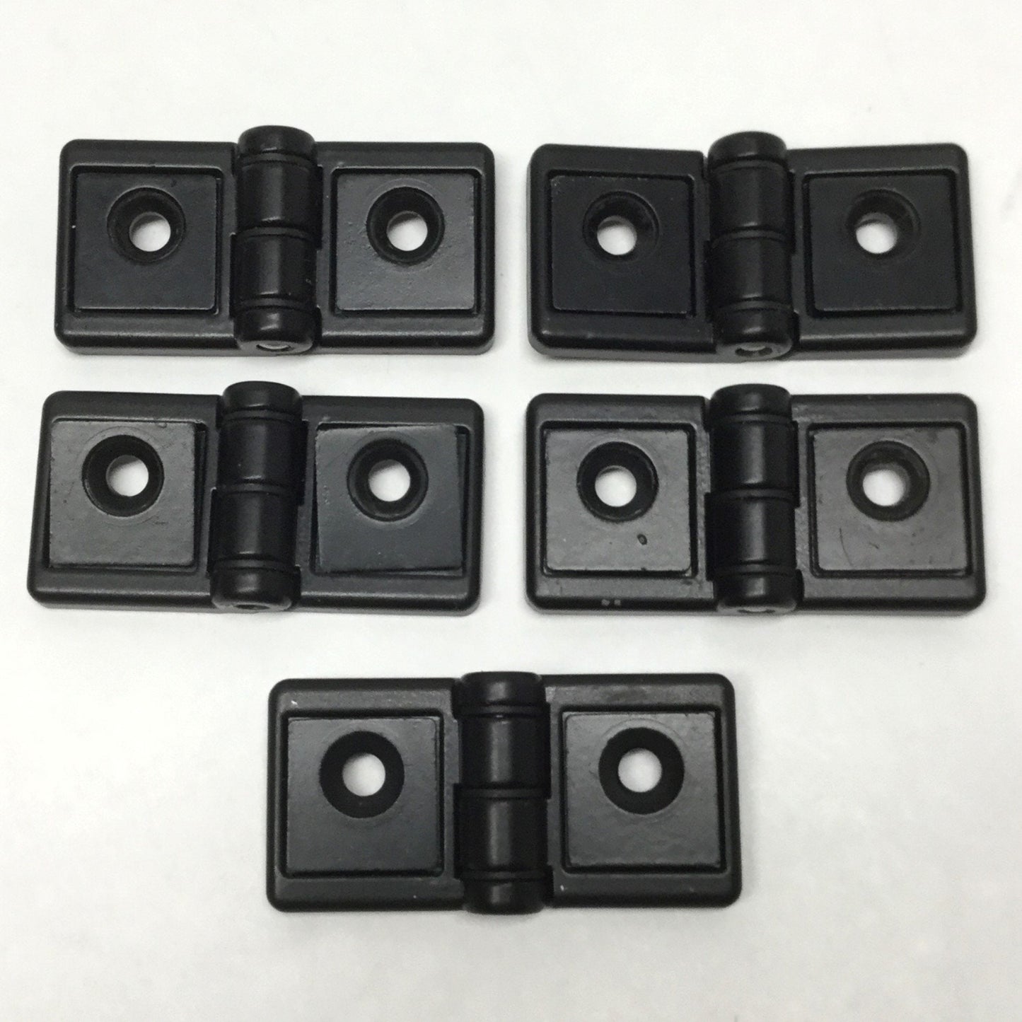 Used Lot of 5 Item 0.0.441.58 Hinges for Aluminum Extrusion Profile 180°, 60 x 30mm