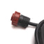 Used Omron STI 42661-0050 Light Curtain Receiver Cable 13-Pin Round to 10-Pin IDC 5ft