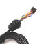 Used Omron STI 42661-0050 Light Curtain Receiver Cable 13-Pin Round to 10-Pin IDC 5ft