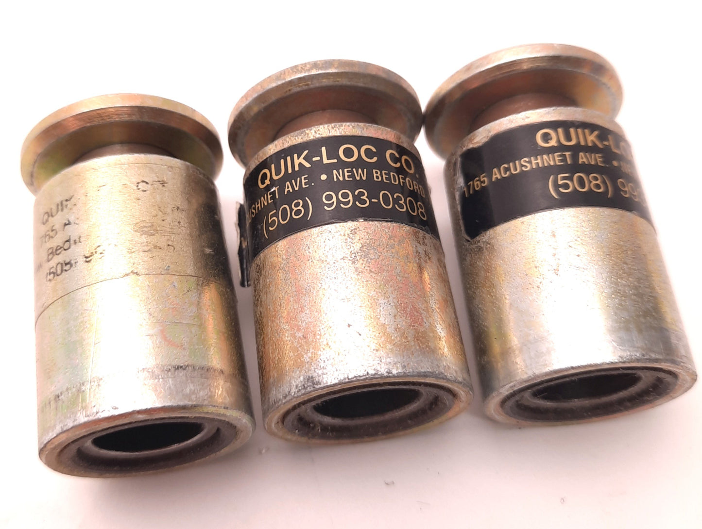 Used Lot of 3 Quik-Loc QL-0500 Shaft Collar Quick Release, 0.5" Diameter,1.75" Length