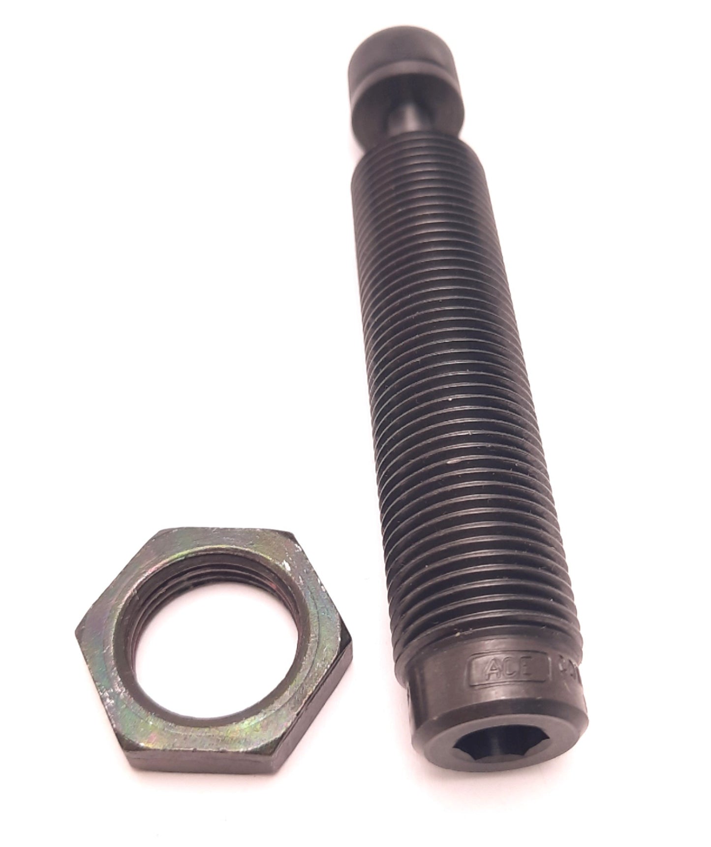 New – Open box New ACE MC225-BP-2459 Mini-Shock Absorber with Button, 0.5" Stroke, 360 In-Lbs