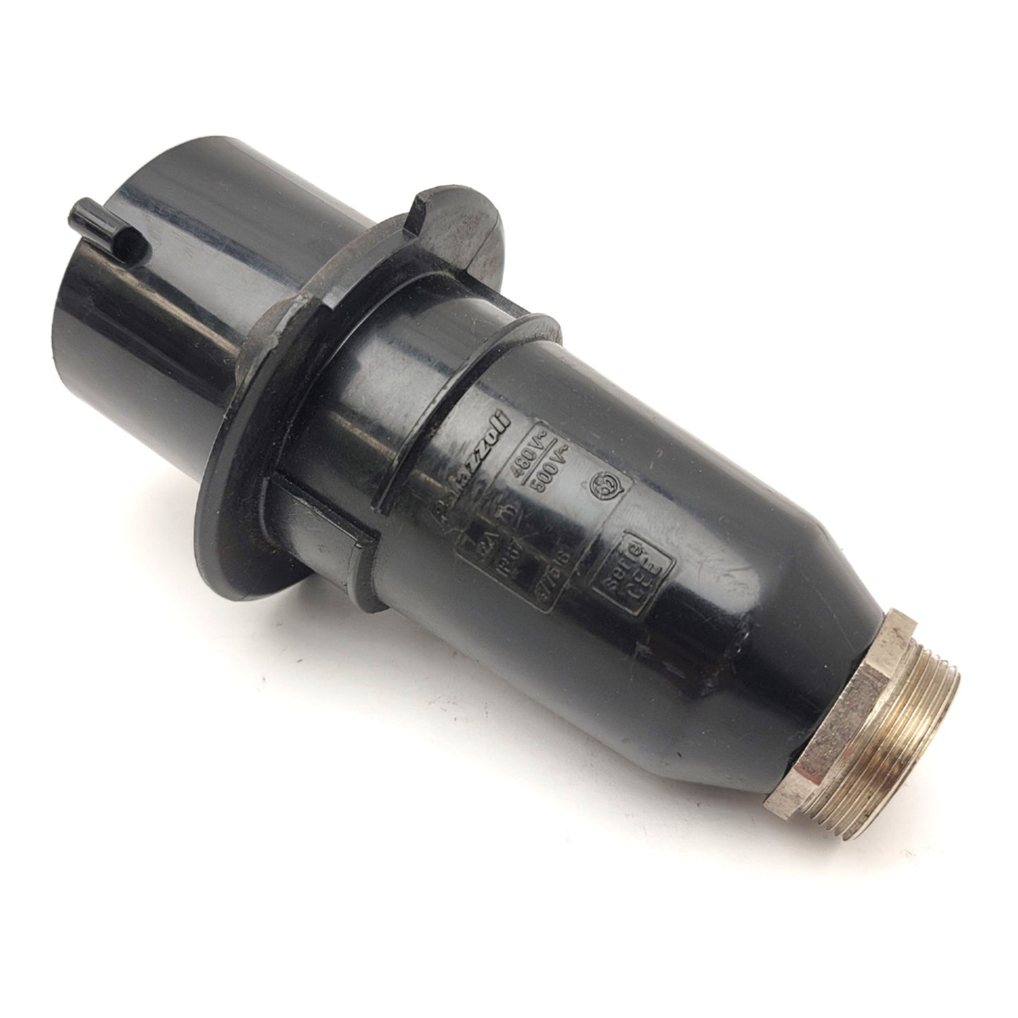 Used Palazzoli 477516 32A-7h Male Connector, 480V/500VAC, 4-Pole, 3-Phase, 32A