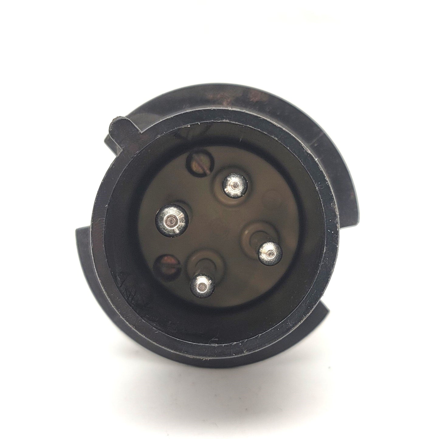 Used Palazzoli 477516 32A-7h Male Connector, 480V/500VAC, 4-Pole, 3-Phase, 32A