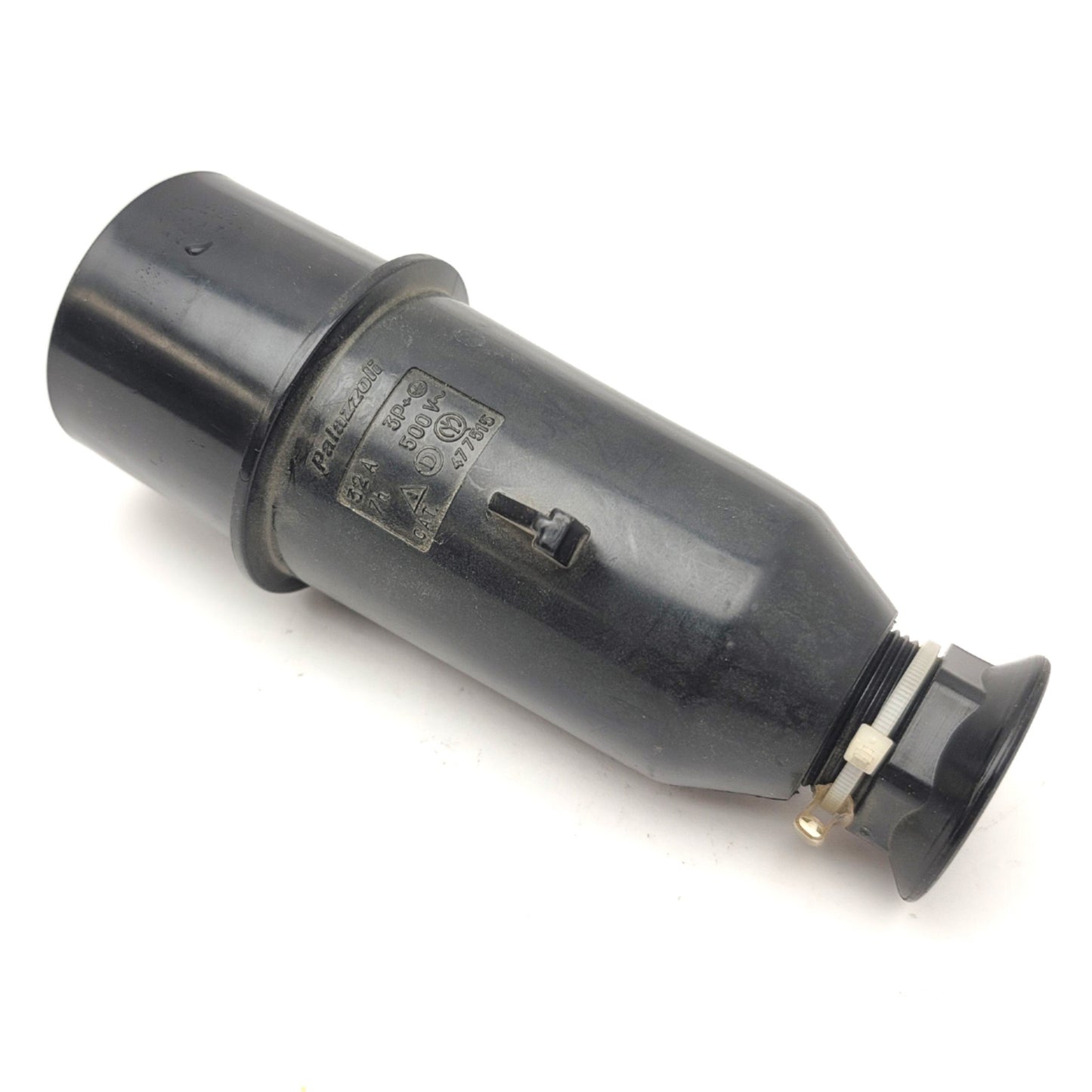 Used Palazzoli 477515 32A-7h Male Connector, 480V/500VAC, 4-Pole, 3-Phase, 32A