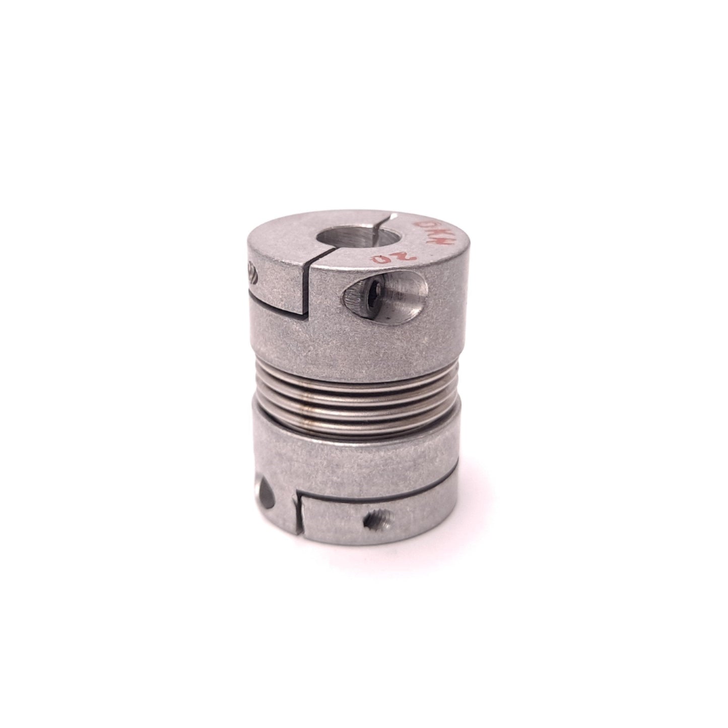 Used Gerwah DKN 20 Flexible Coupling, Shaft Diameters: 5/16" x 3/8", 1.33" x 1" Dia