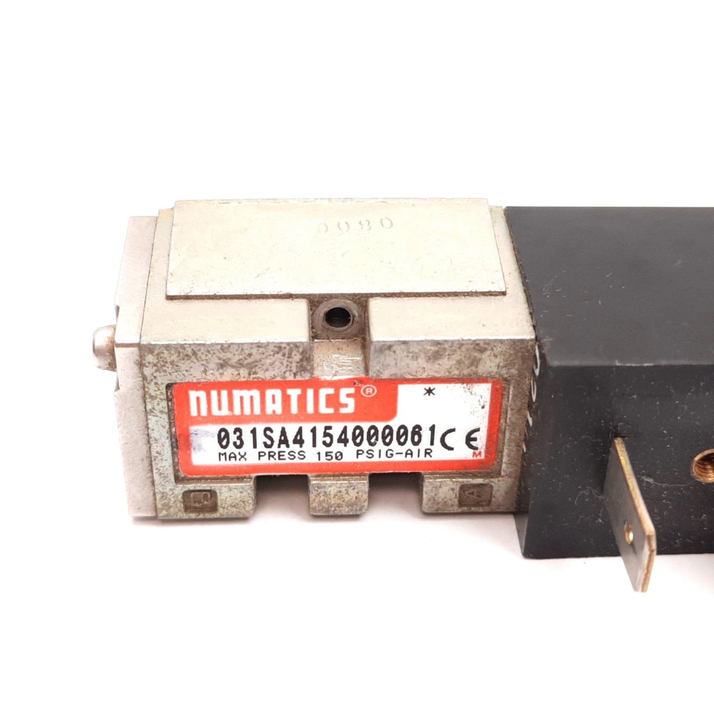 Used Numatics 031SA4154000061 Solenoid Valve, 2-Position 5-Port, 24VDC 6W, 150psi