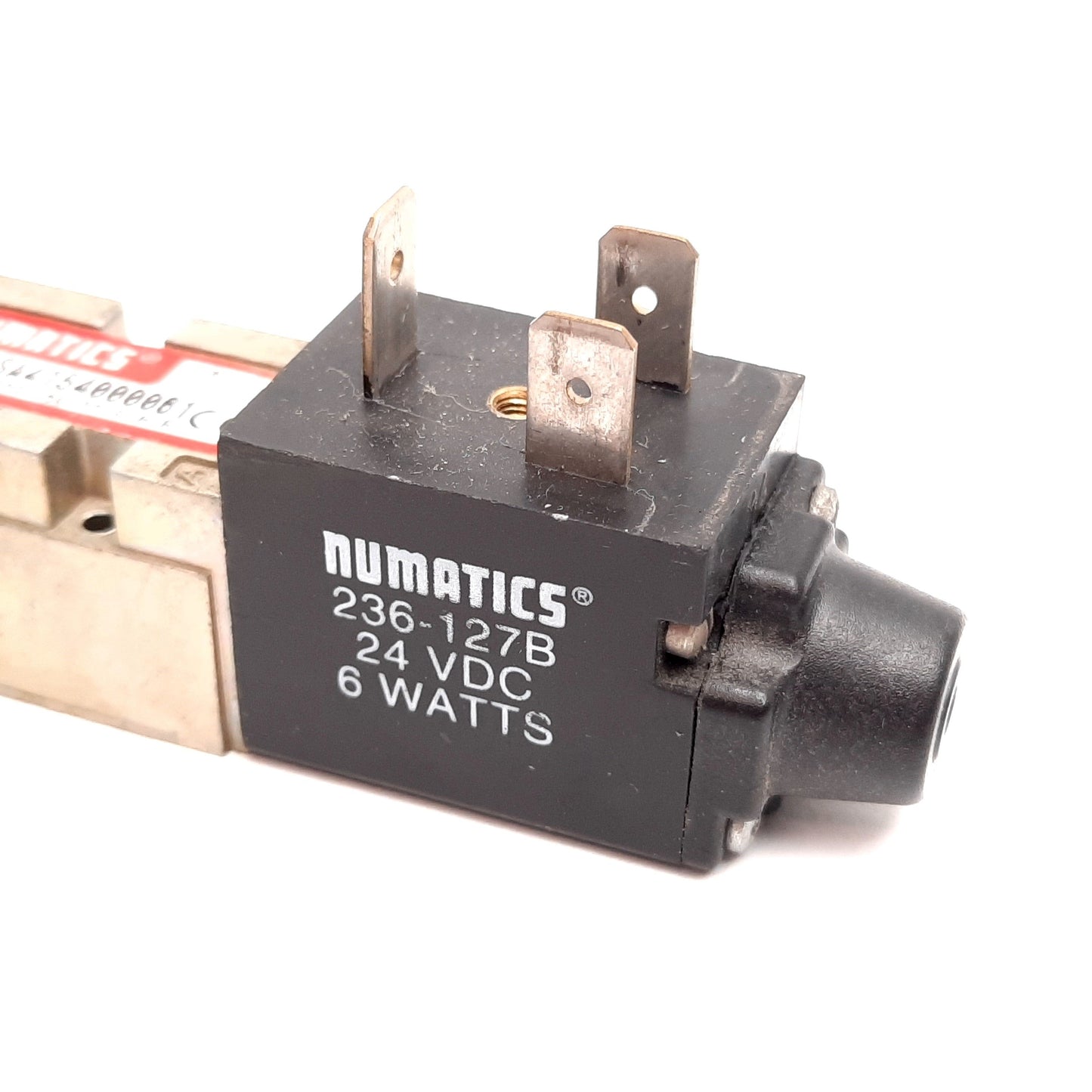 Used Numatics 031SA4154000061 Solenoid Valve, 2-Position 5-Port, 24VDC 6W, 150psi