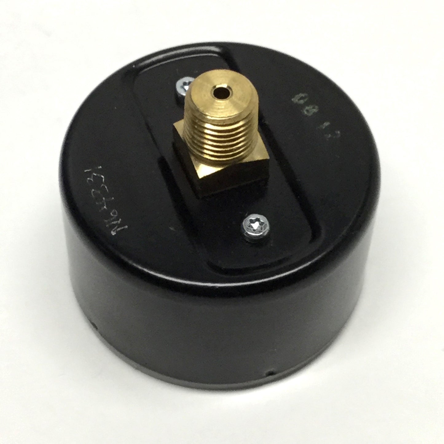 Used Noshok 25-210-10-psi Pressure Gauge, 0-10psi, Ø2.5" Dial, 1/4" NPT Back Mount