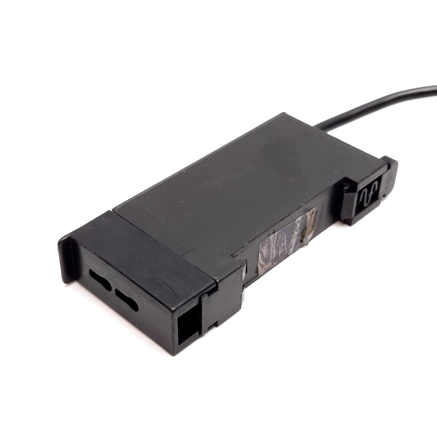 Used Banner D12SP6FPQ5 Fiber Optic Sensor Amplifier, 10-30VDC, PNP, 4-Pin M12 Euro