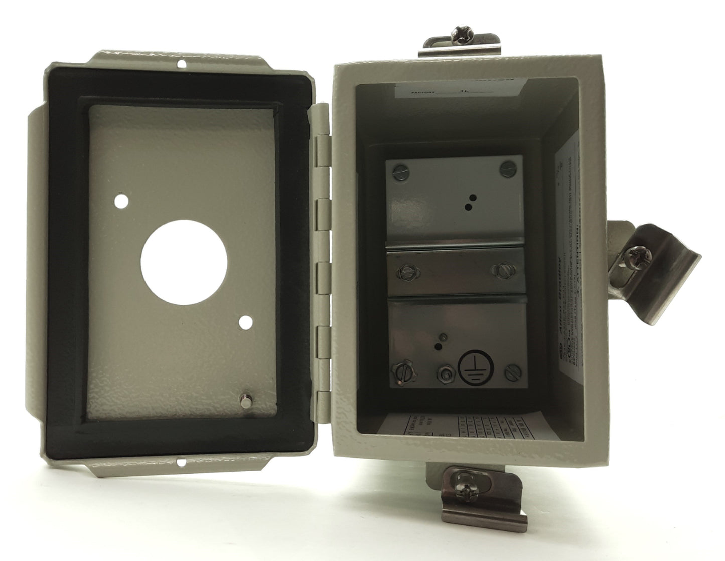 Seller refurbished Allen Bradley 194E Steel Disconnect Switch Enclosure, Ø1⅜" Hole, 6" x 4" x 5½"