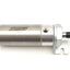 Used Speedaire 6D870 Stainless Steel Round Body Cylinder, 2" Stroke, 2" Bore, 1/4"NPT