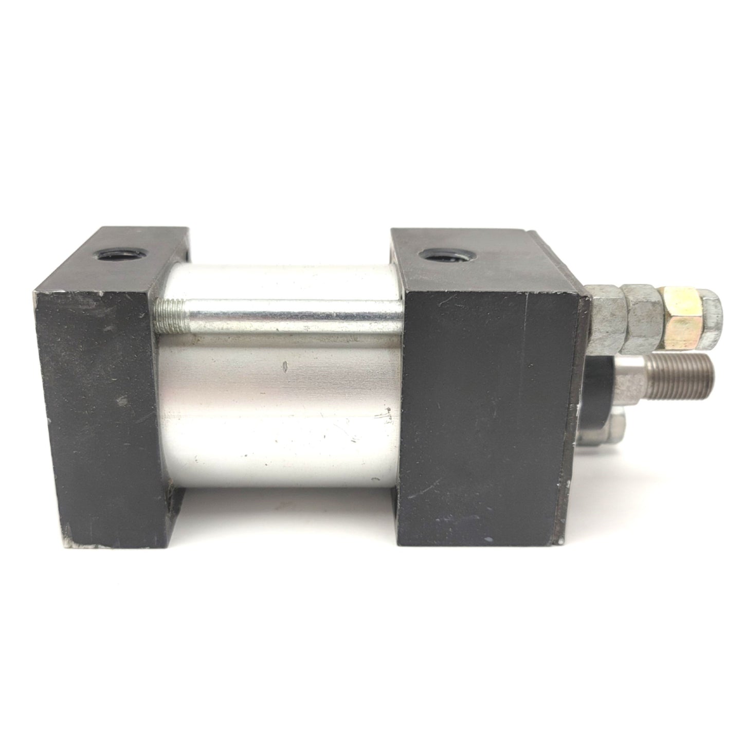 Used Speedaire 6X378 Double Acting Cylinder 2" Bore, 1" Stroke, 1/4"NPT, 785lb Cap.