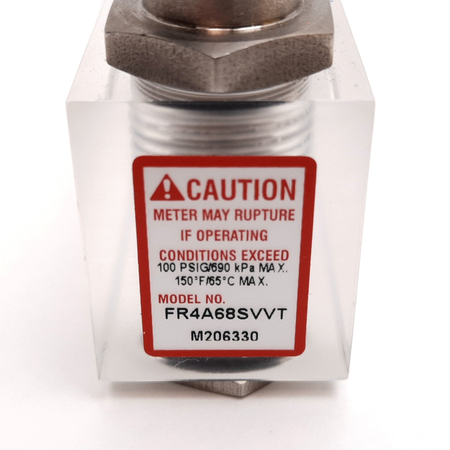 Used Key Instruments FR4A68SVVT Flow Meter, Range: 4-20SCFM / 240-1200SCFH, 1/4" NPT