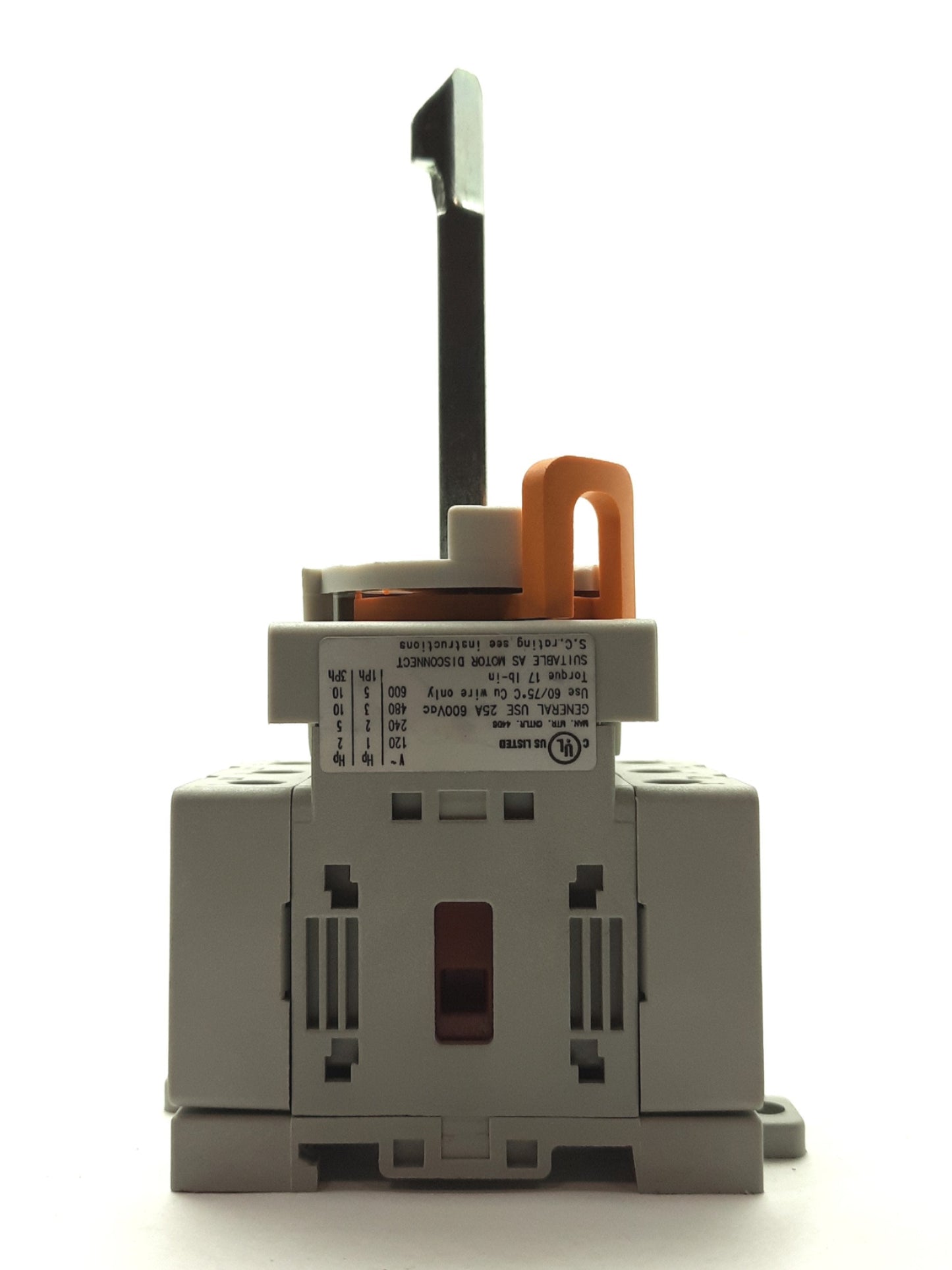 New – Open box Allen Bradley 194E-A25-1753 Ser B Disconnect Switch 3-Pole 600VAC 25A 1¾" Shaft